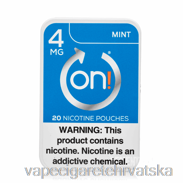 Vape Hrvatska On! Nikotinske Vrećice - Menta 4mg